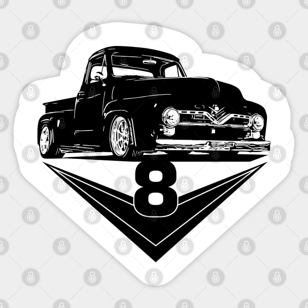 CamCo Truck V8 Sticker by CamcoGraphics